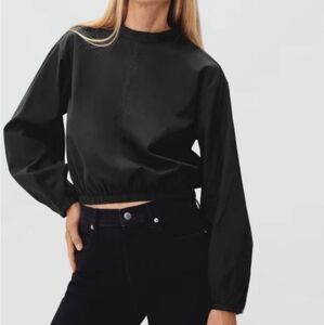 Everlane Black Crop Top
